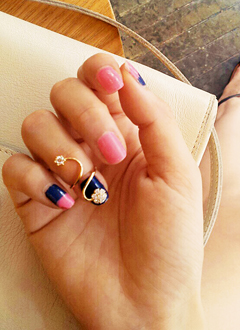 【热卖】nail point cubic ring-Ki-d17013