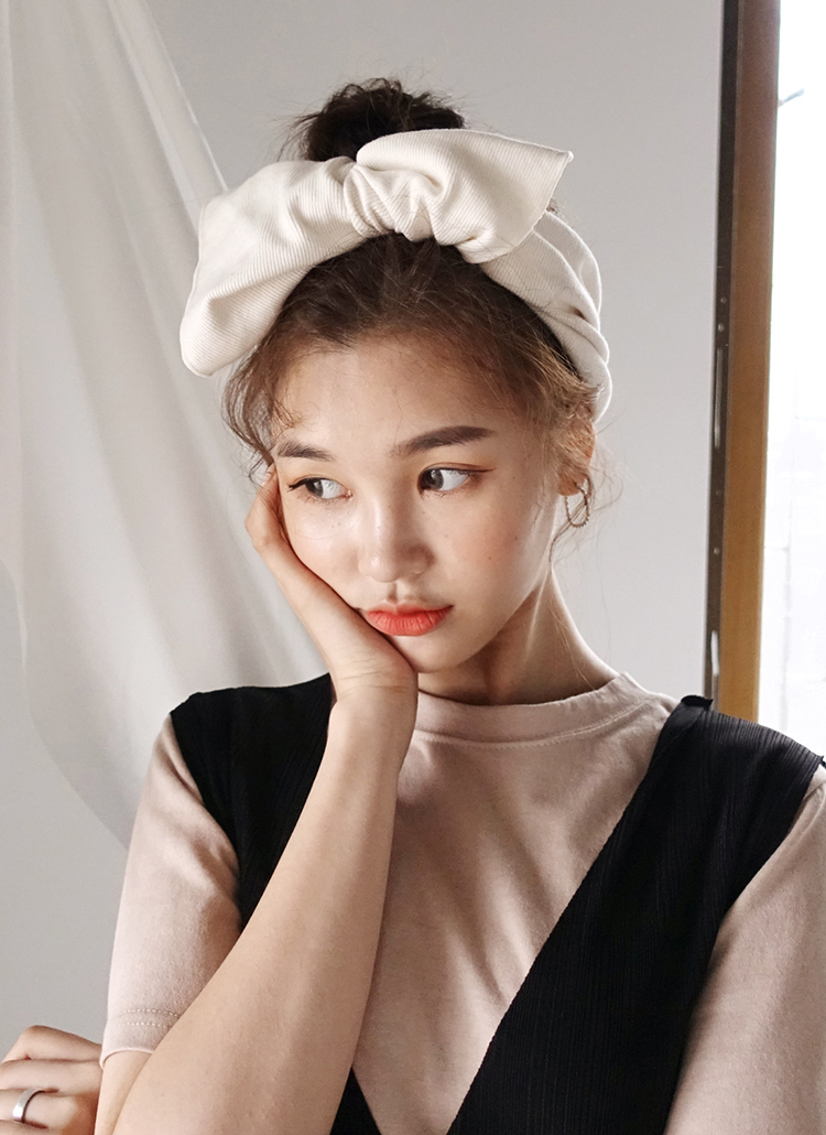 ビッグリボンヘアバンド 全4色アクセサリーヘアーアクセサリー