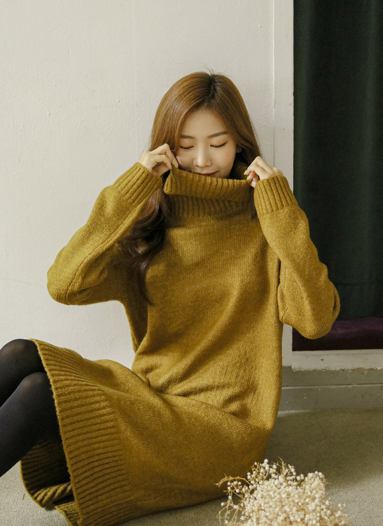 タートルネックニットワンピース レディースファッション通販 Dholicディーホリック ファストファッション 水着 ワンピース