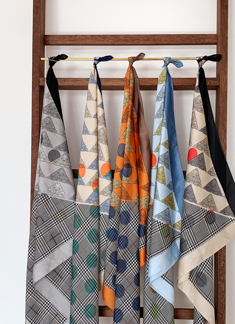 マルチパターンスカーフ 全5色アクセサリーストール マフラー スヌード レディースファッション通販 Dholicディーホリック ファストファッション 水着 ワンピース