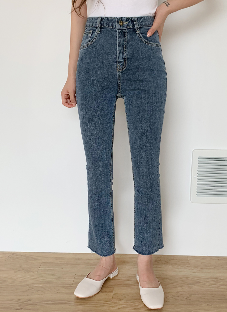 スリムブーツカットデニムパンツ レディースファッション通販 Dholicディーホリック ファストファッション 水着 ワンピース