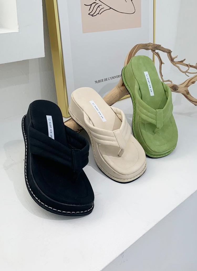 合皮フェイクレザースエード調トングサンダル春夏秋 シューズ サンダル ミュール Shescall シーズコール ファッション総合通販 Dholic