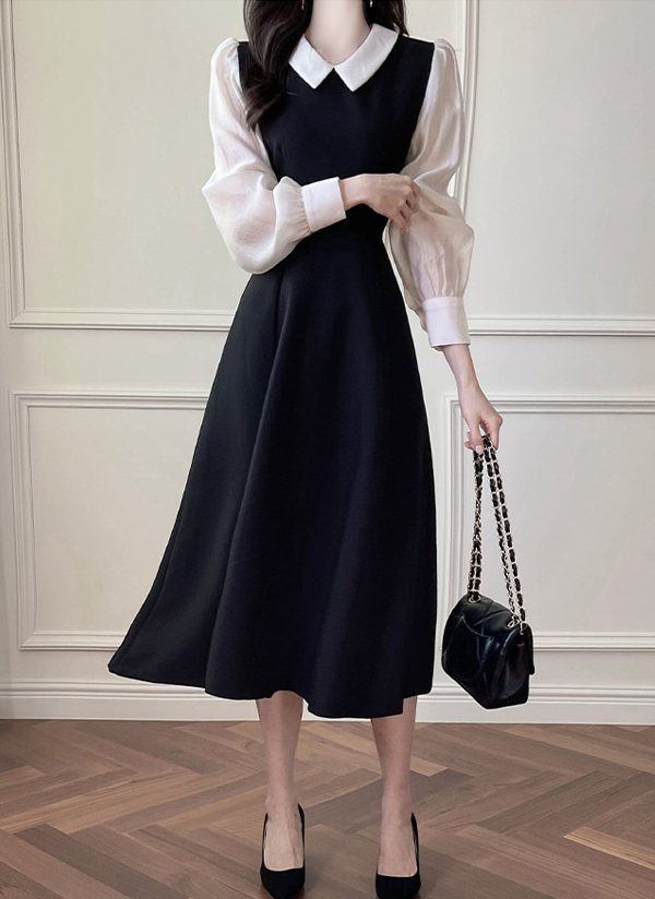 ポリエステルカラーフレアロングワンピース春秋冬 ワンピース ロングワンピース Fiona フィオナ ファッション総合通販 Dholic ポリエステルカラーフレアロングワンピース春秋冬 ワンピース ロングワンピース Fiona フィオナ ファッション総合通販 Dholic