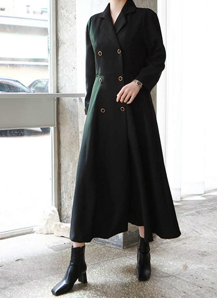 ロングダブルボタンコート風ワンピース春秋冬 ワンピース ロングワンピース Gaenso ゲンソ ファッション総合通販 Dholic ロングダブルボタンコート風ワンピース春秋冬 ワンピース ロングワンピース Gaenso ゲンソ ファッション総合通販 Dholic