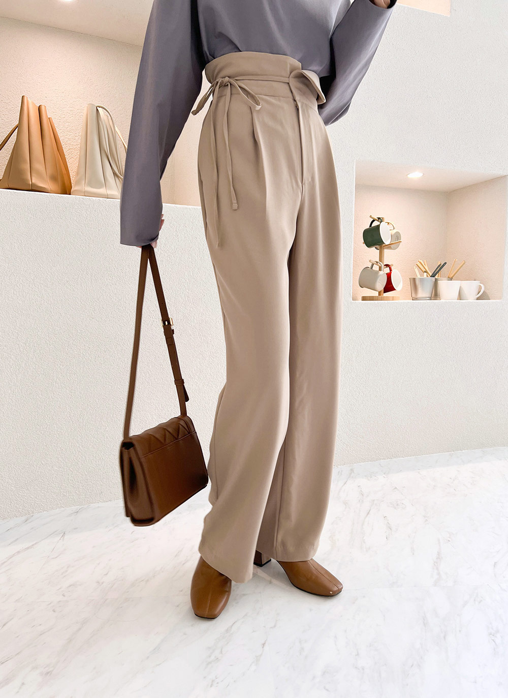 ウエストリボンハイウエストワイドパンツ T パンツ パンツ ファッション通販 Tgm ティージーエム ウエストリボンハイウエストワイドパンツ T パンツ パンツ ファッション通販 Tgm ティージーエム