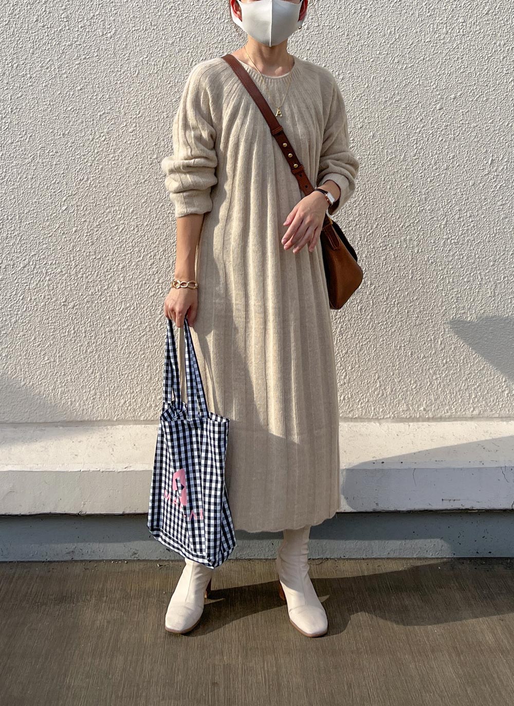 ラクーンコクーンニットワンピース B ワンピース ロング ファッション通販 Tgm ティージーエム