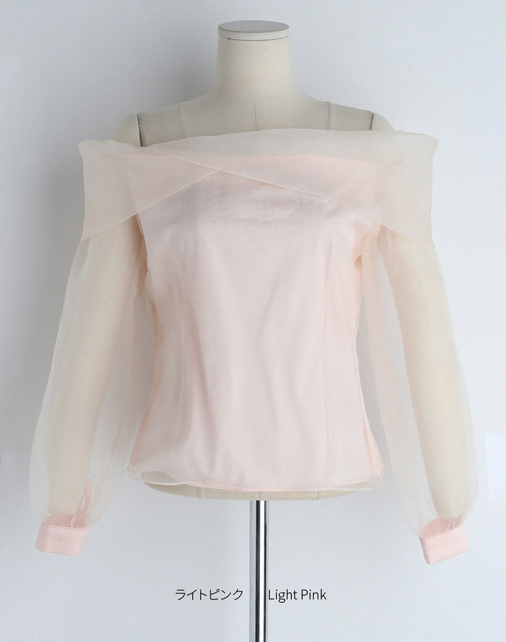 sheer off-shoulder blouse・b275842（ブラウス/ブラウス）| futa_sakaguchi | 東京ガールズマーケット