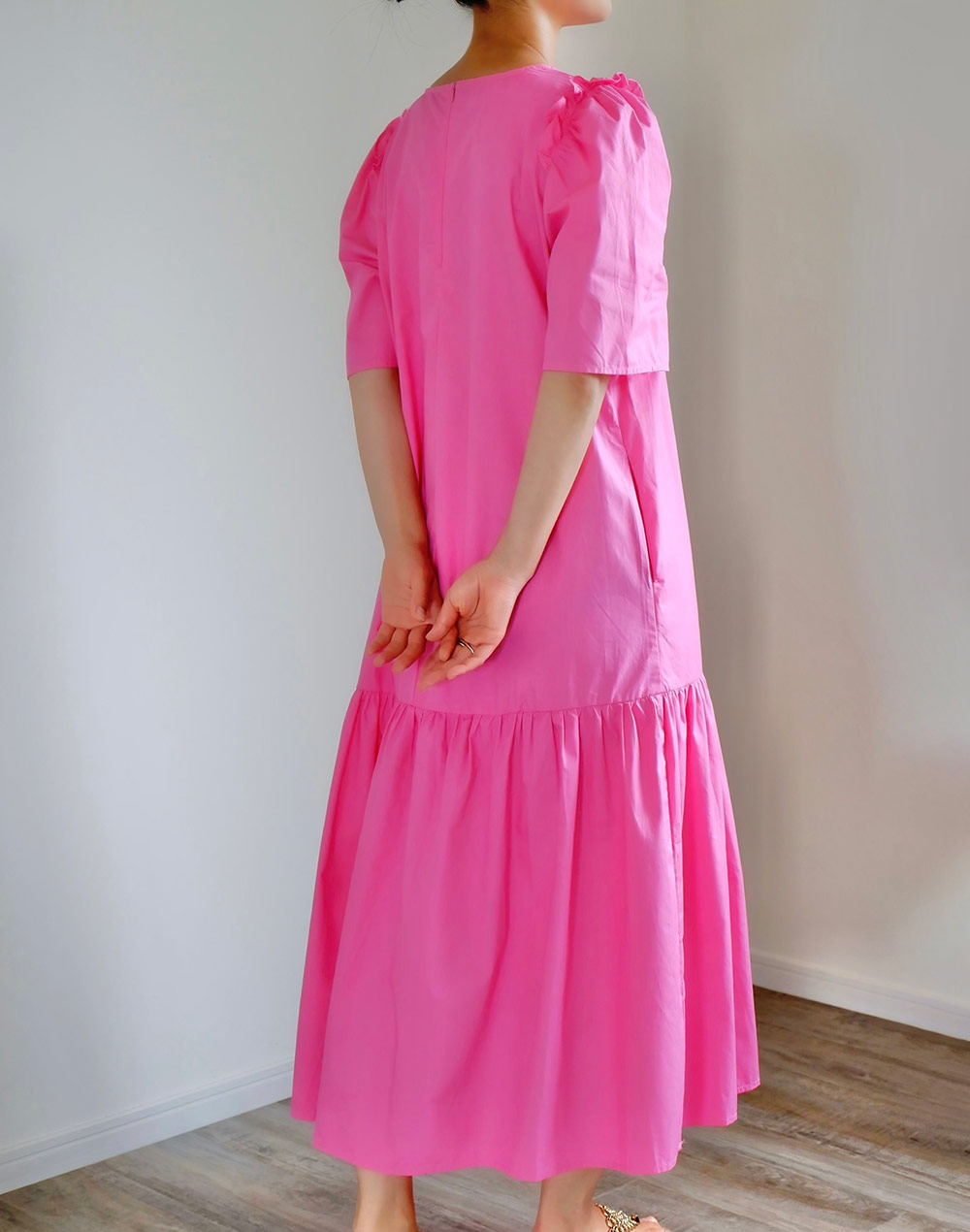 Puff-Sleeve Dress・b277714（ワンピース/ロング）| shiho_takechi | 東京ガールズマーケット