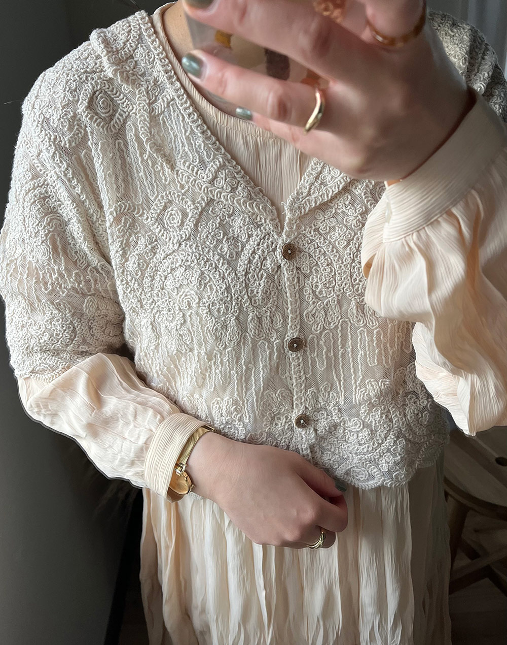 lace retro blouse・b277981（ブラウス/ブラウス）| rirry_71 | 東京ガールズマーケット