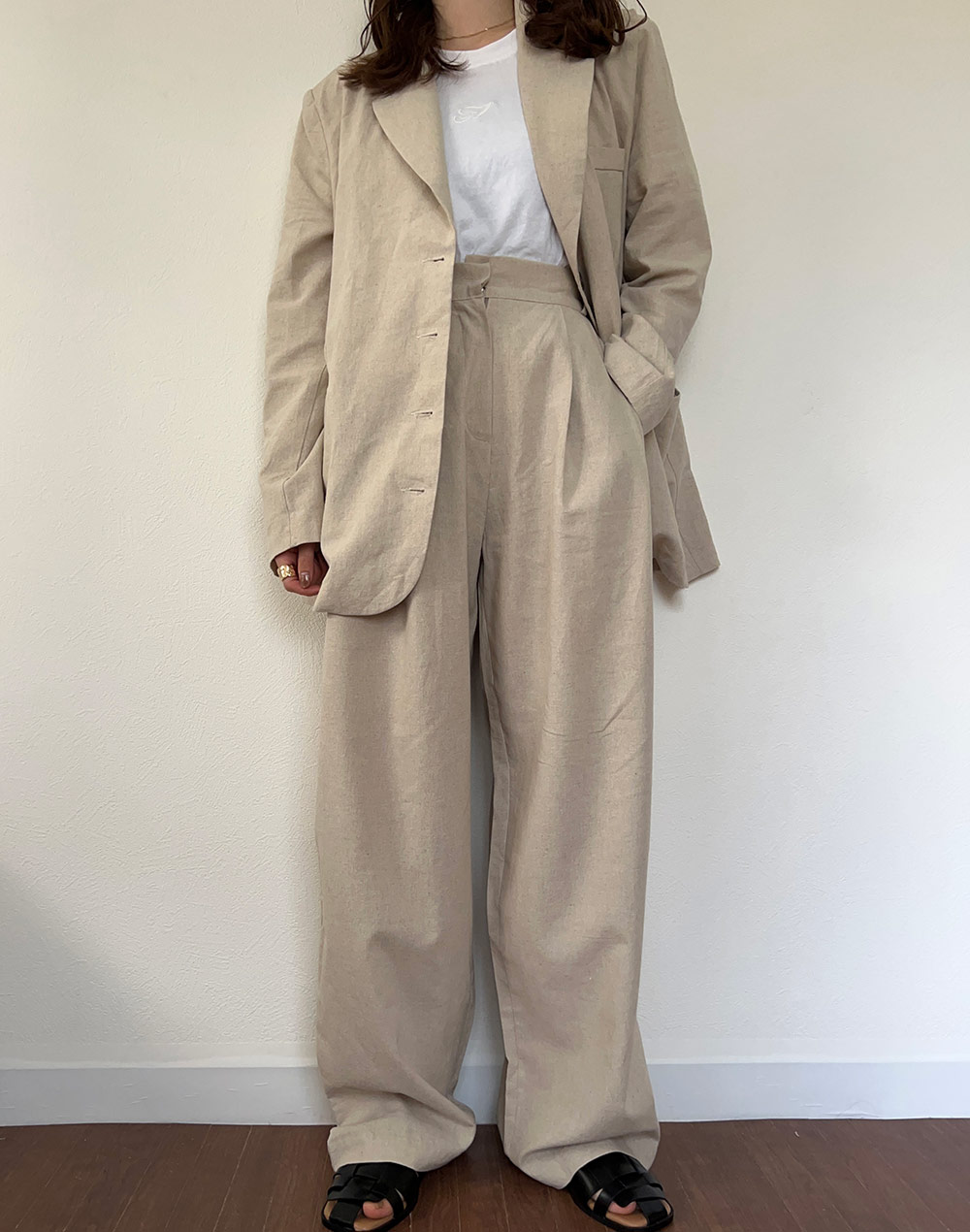 linen set up (pants)・t278148（パンツ/パンツ）| _yuzuki22 | 東京ガールズマーケット