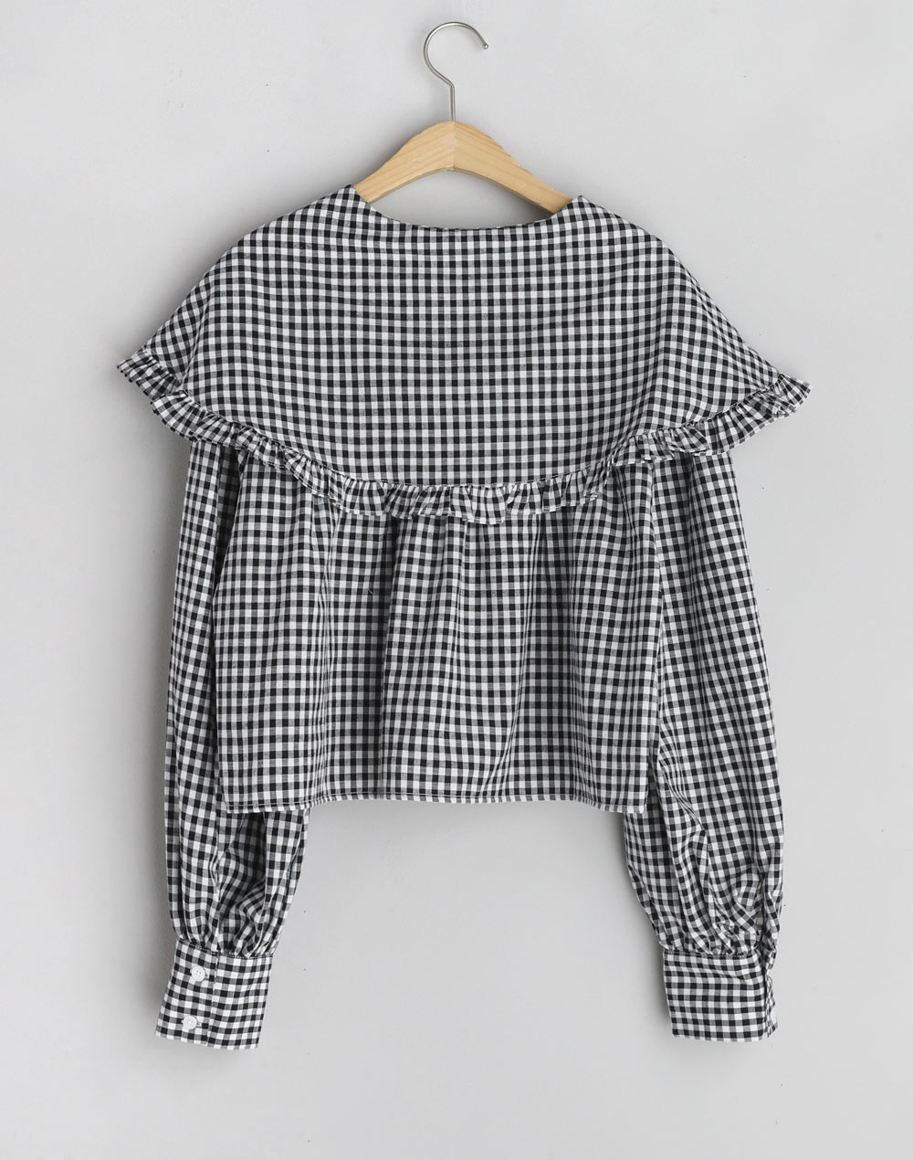 big collar check blouse・p278466（ブラウス/ブラウス）| _yoshida_akari | 東京ガールズマーケット