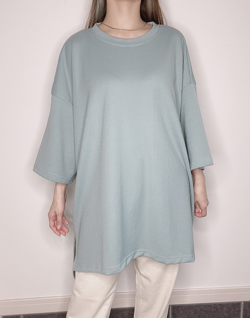 Oversize milky color t-shirt・b278556（トップス/Tシャツ）| _mina37stagram_ | 東京ガールズマーケット
