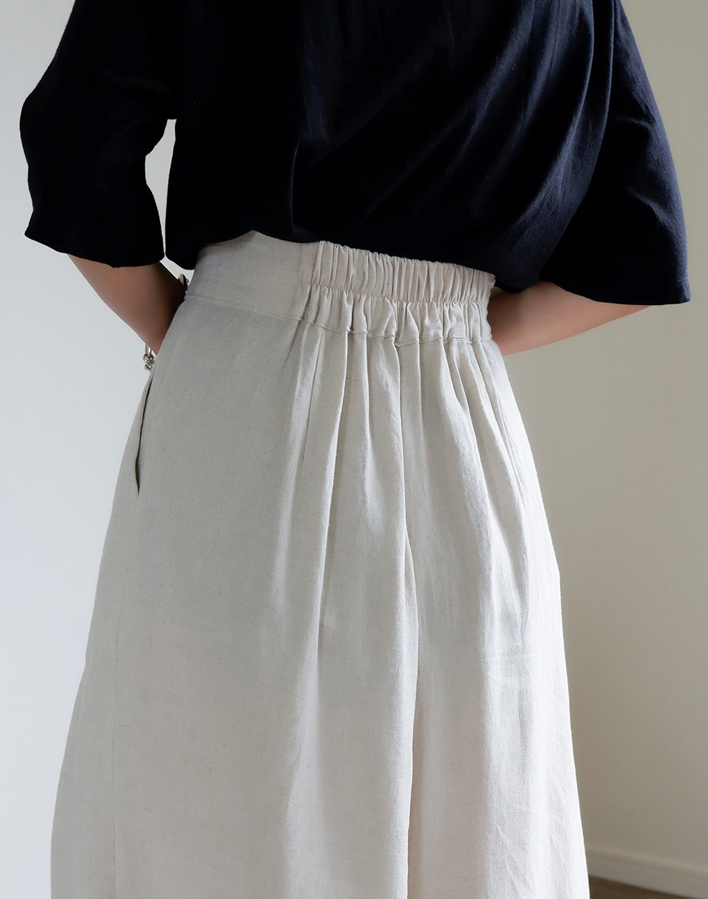 Linen Tuck  Wide Pants・t278571（パンツ/パンツ）| shiho_takechi | 東京ガールズマーケット