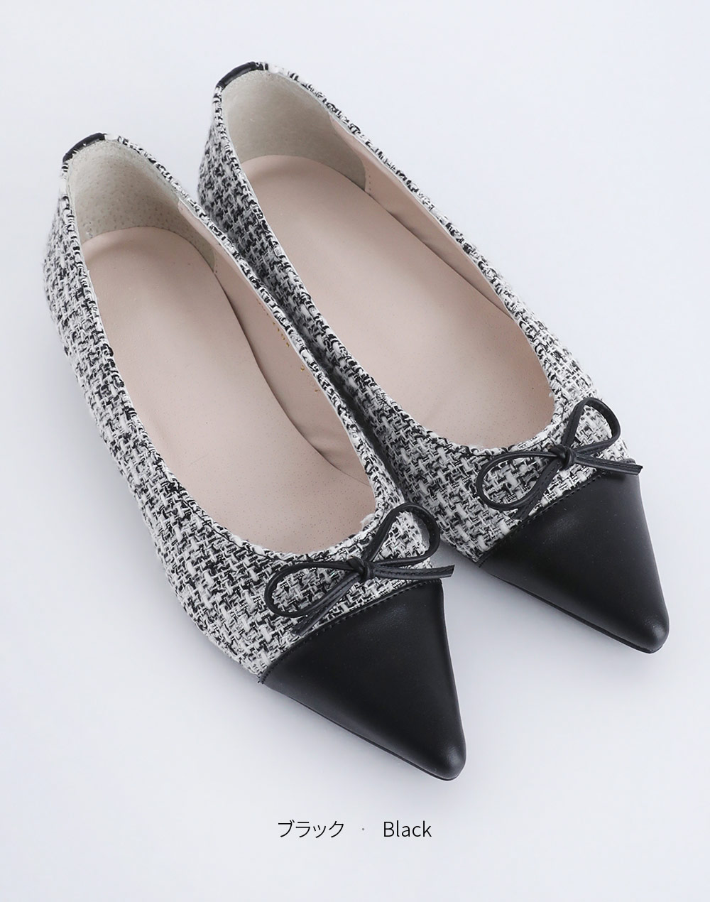 tweed ribbon flat shoes・s279354（シューズ/フラット）| chipichan.1215 | 東京ガールズマーケット