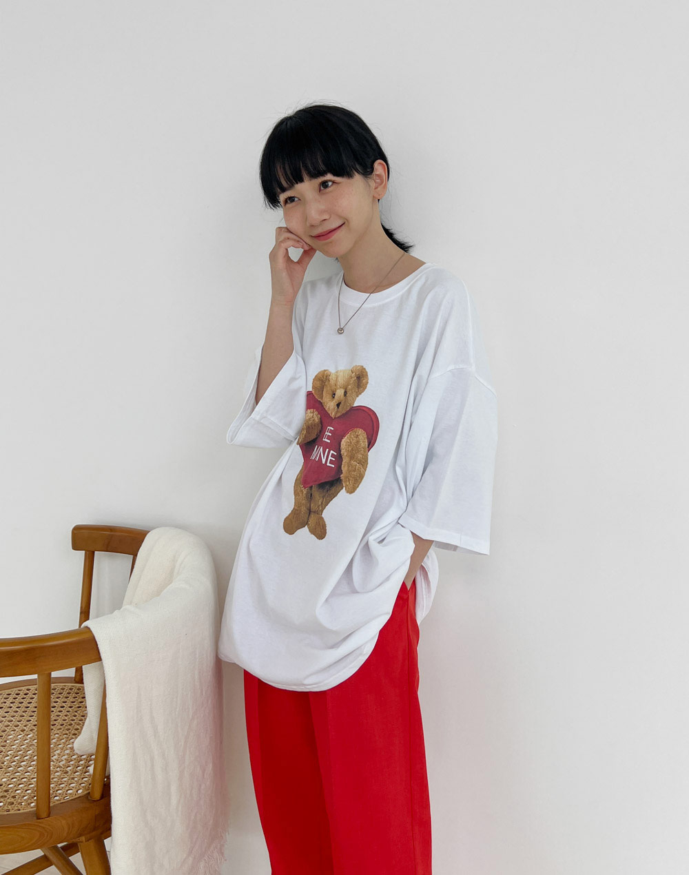 BE MINE♡くまTシャツ!・t279384（トップス/Tシャツ）| mito_natsume | 東京ガールズマーケット