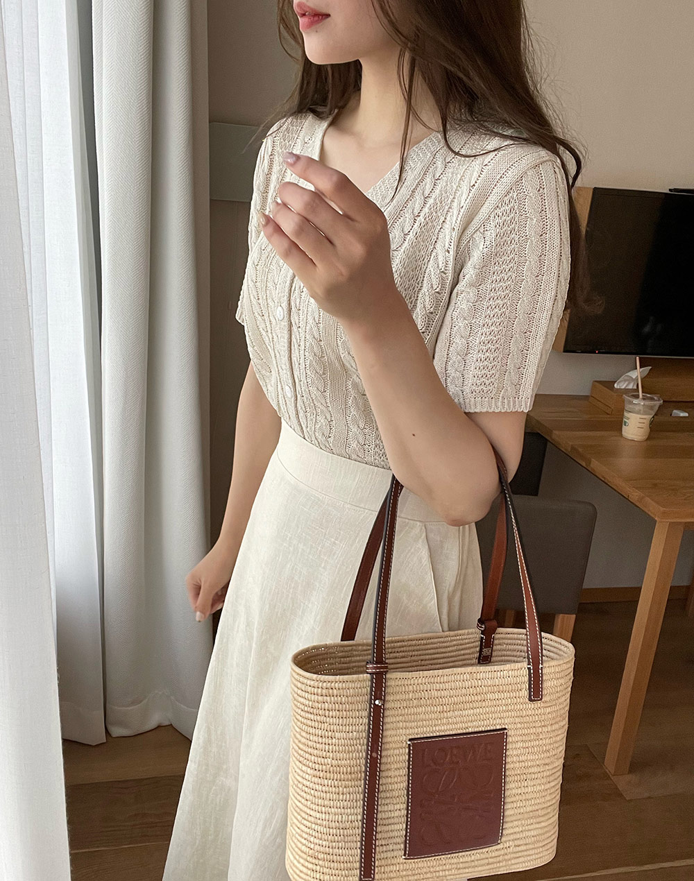cable summer knit cardigan・t279428（トップス/カーディガン）| _____iil_ | 東京ガールズマーケット