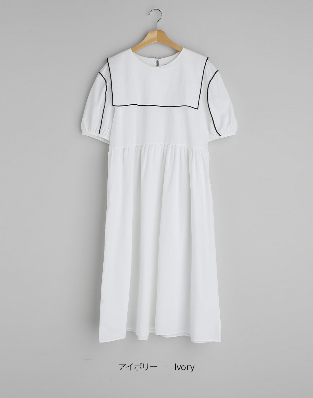 Big  Collar Puff Sleeve Dress・t279483（ワンピース/ロング）| shiho_takechi | 東京ガールズマーケット