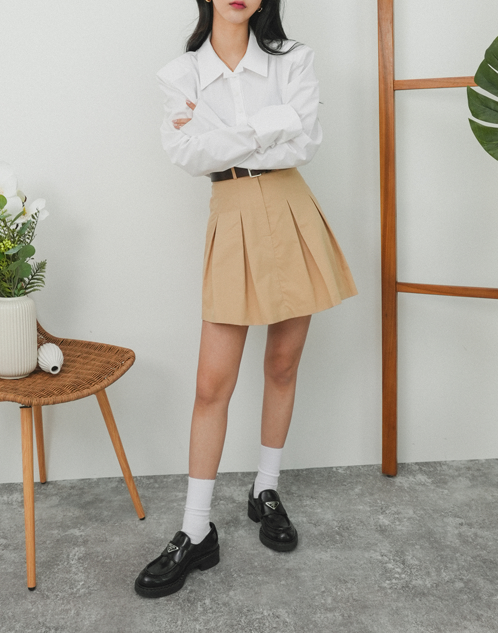 box pleats mini skirt・t279524（スカート/スカート）| mi0306chi | 東京ガールズマーケット