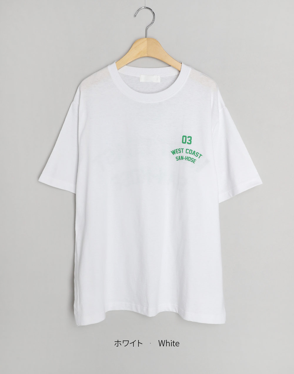 サイドスリットロゴTシャツ・t280482（トップス/Tシャツ）| _ma_s_a_a_ | 東京ガールズマーケット