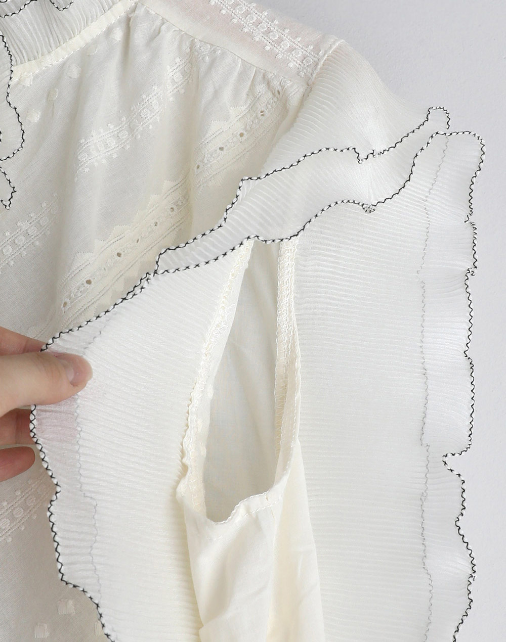 frill lace blouse・b281075（ブラウス/ブラウス）| 1016_kanako | 東京ガールズマーケット