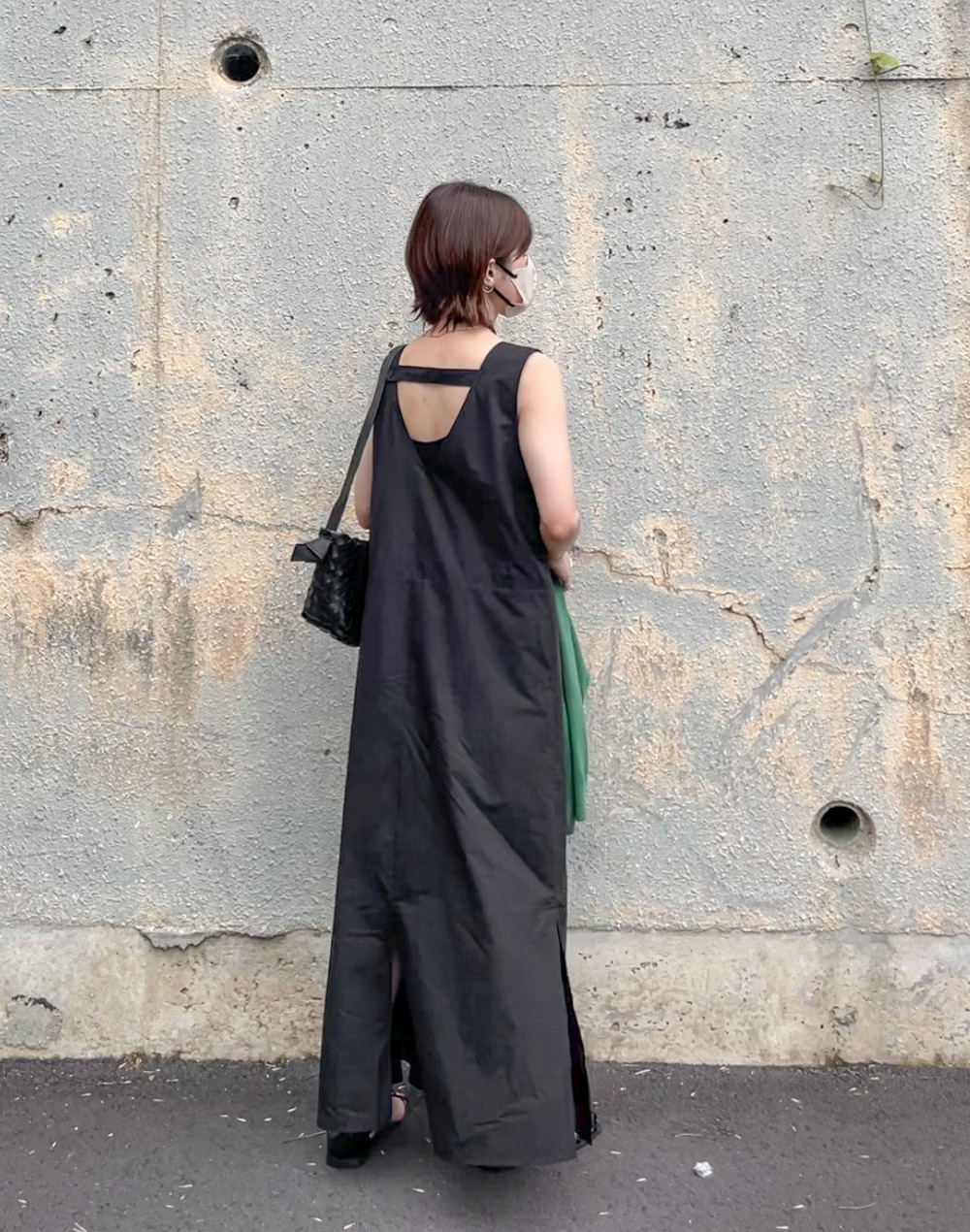 バックカットサイドスリットワンピース T ワンピース ロング ファッション通販 Tgm ティージーエム