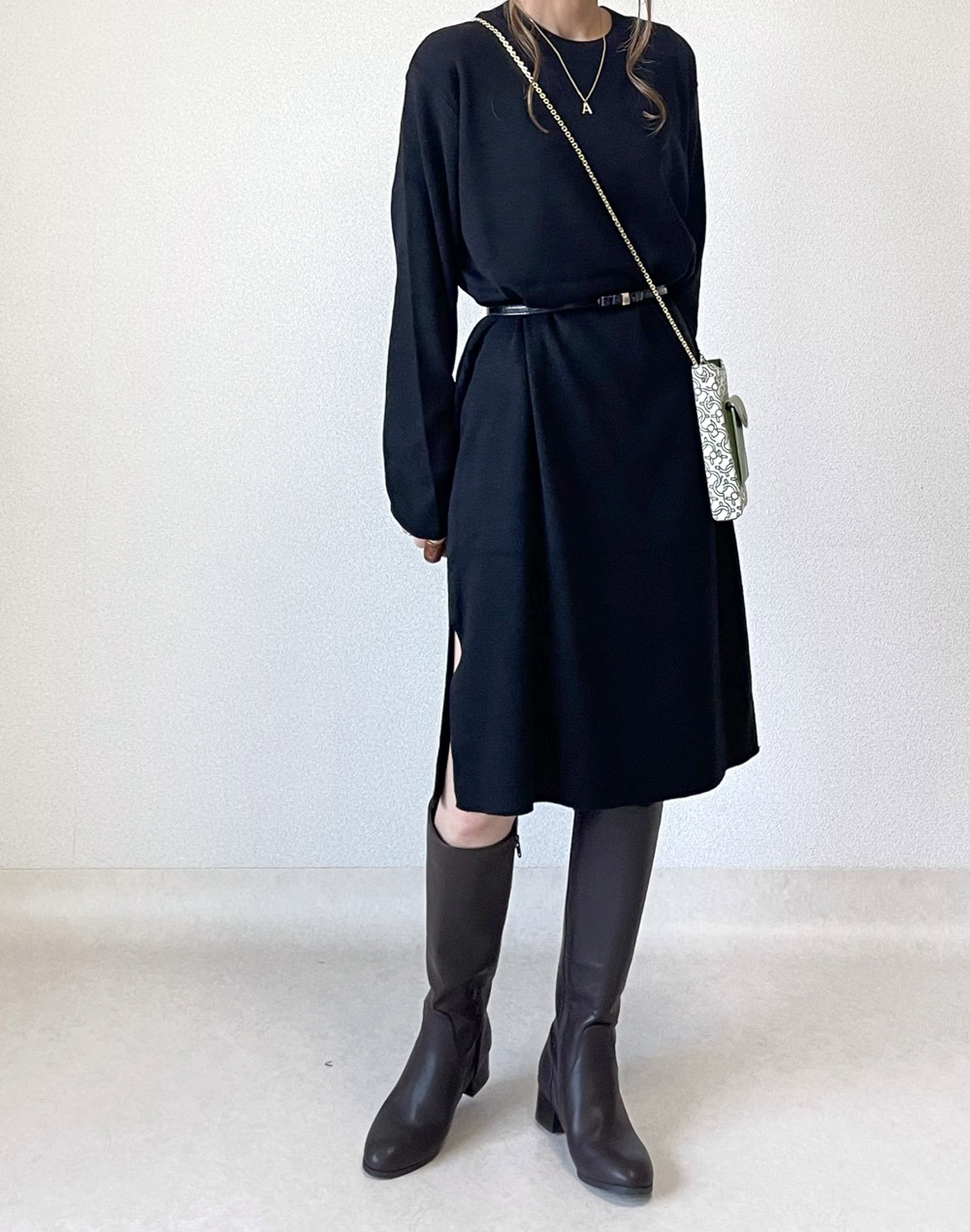 サイドスリットニットワンピース P2753 ワンピース ロング ファッション通販 Tgm ティージーエム