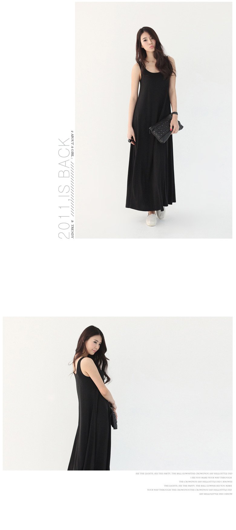 デザインロングスリーブワンピース・全３色 | DHOLIC | 詳細画像11