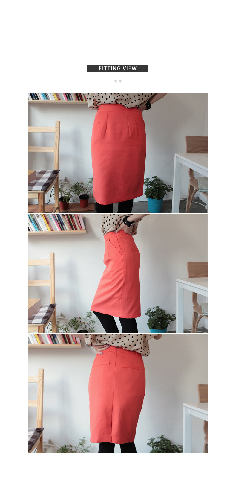シンプルカラースカート・全５色 | DHOLIC | 詳細画像18