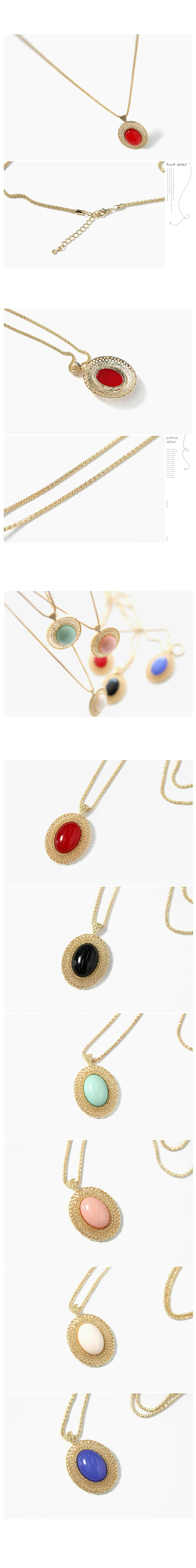 エスニックカラービーズネックレス・全６色 | DHOLIC | 詳細画像14