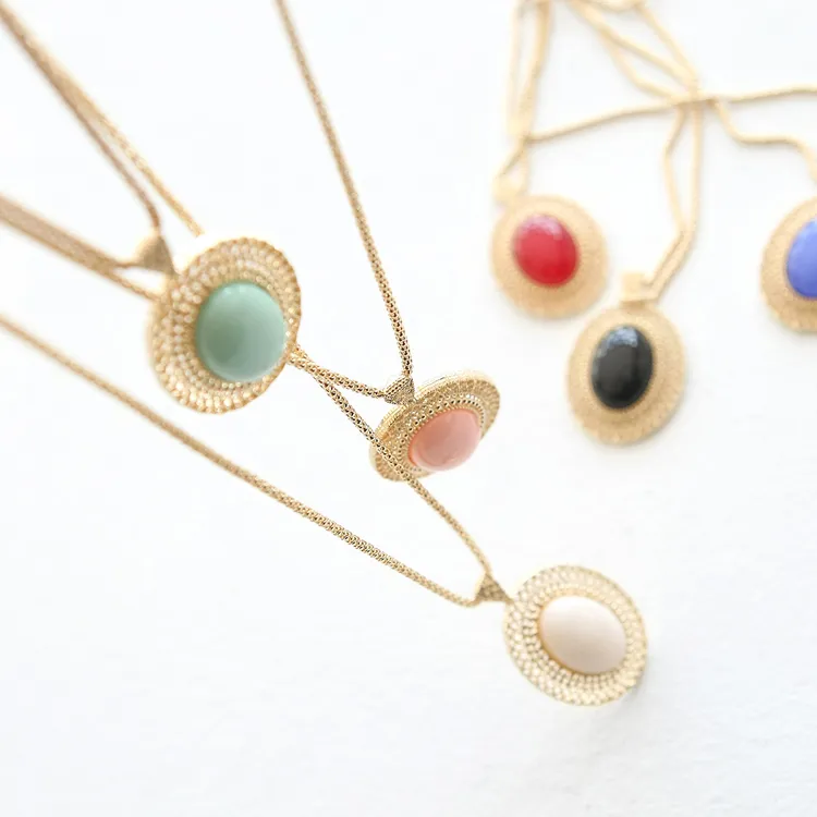 エスニックカラービーズネックレス・全６色 | DHOLIC | 詳細画像1