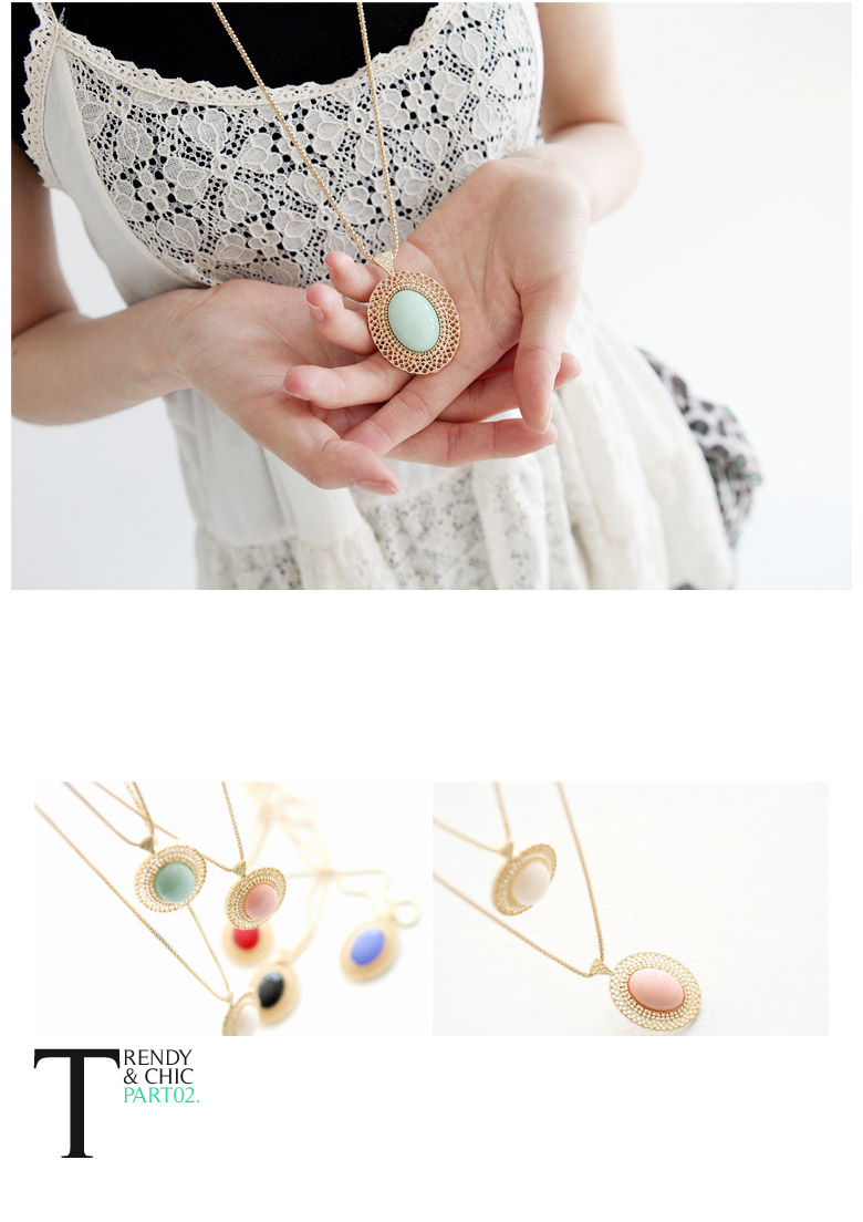 エスニックカラービーズネックレス・全６色 | DHOLIC | 詳細画像2