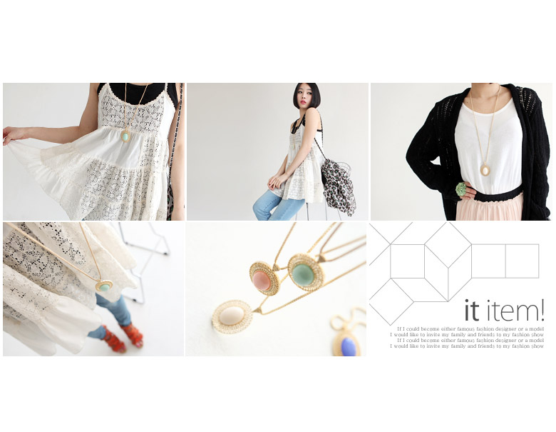 エスニックカラービーズネックレス・全６色 | DHOLIC | 詳細画像7