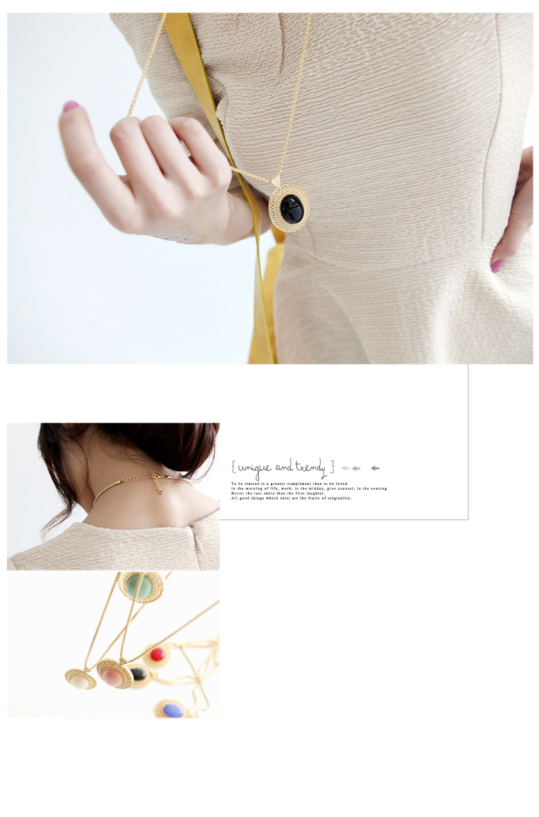 エスニックカラービーズネックレス・全６色 | DHOLIC | 詳細画像9