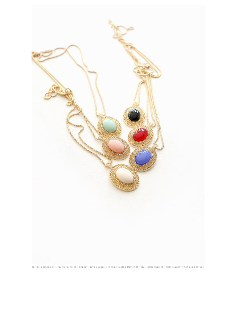 エスニックカラービーズネックレス・全６色 | DHOLIC | 詳細画像10