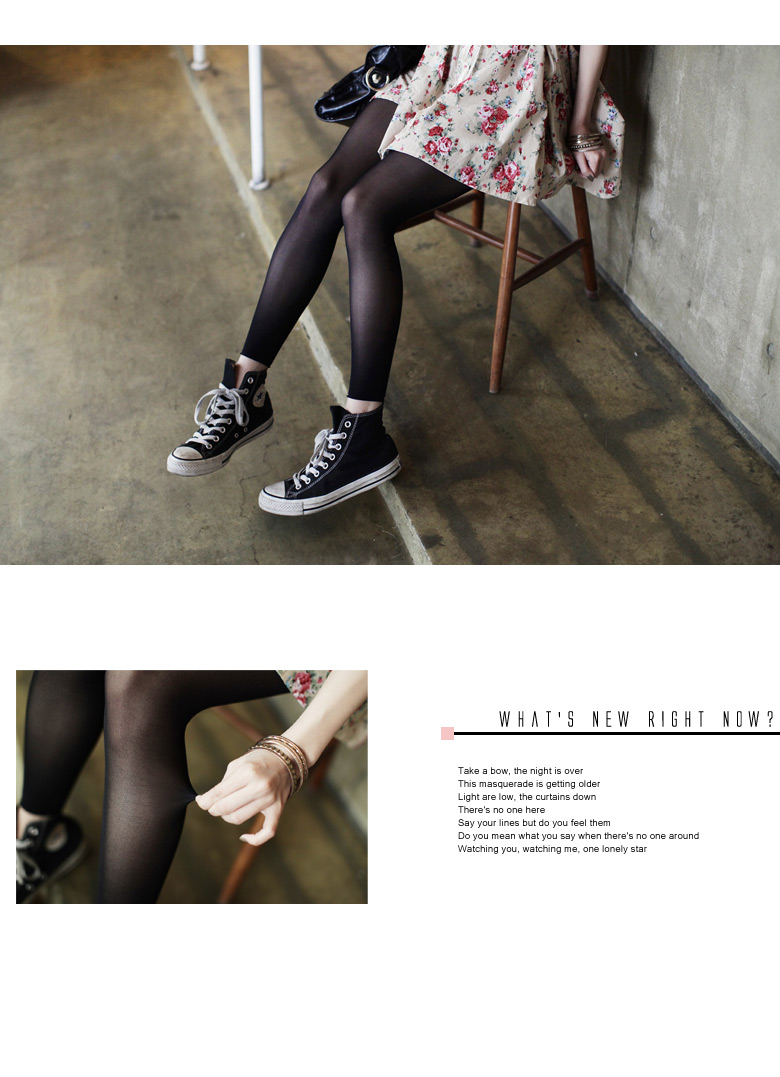 ナチュラルロールアップナイロン9分丈レギンス・全7色 | DHOLIC | 詳細画像2