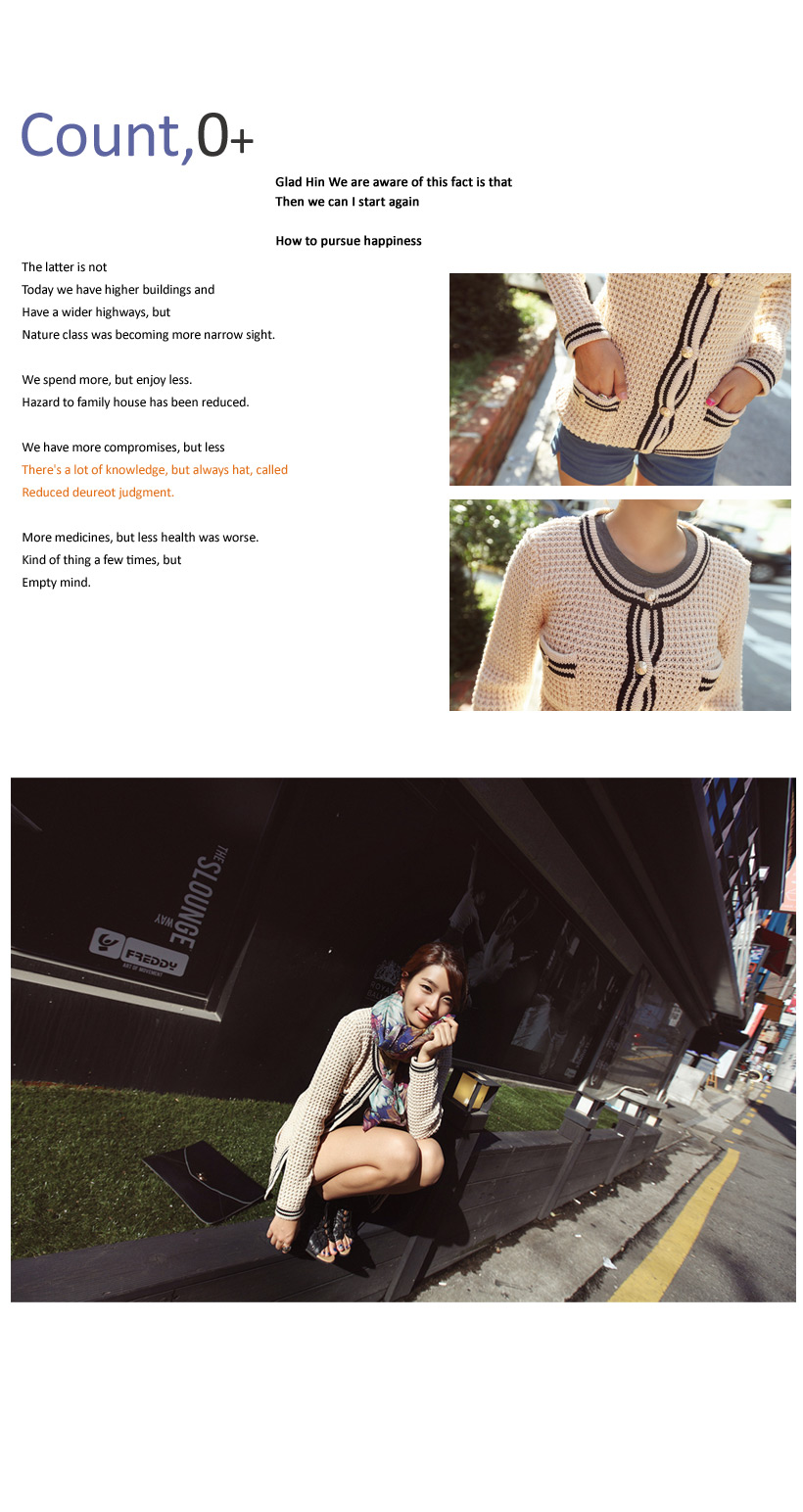 ラグジュリームードゴールドボタンロングカーディガン・全3色 | DHOLIC | 詳細画像4