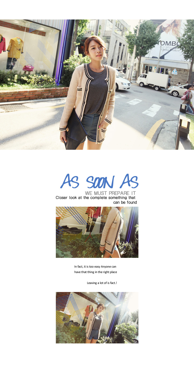 ラグジュリームードゴールドボタンロングカーディガン・全3色 | DHOLIC | 詳細画像2