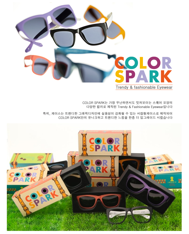 *COLOR-SPARK SUNGLASSES*配色パターンポイントプラスチックサングラス・全6色 | DHOLIC | 詳細画像2