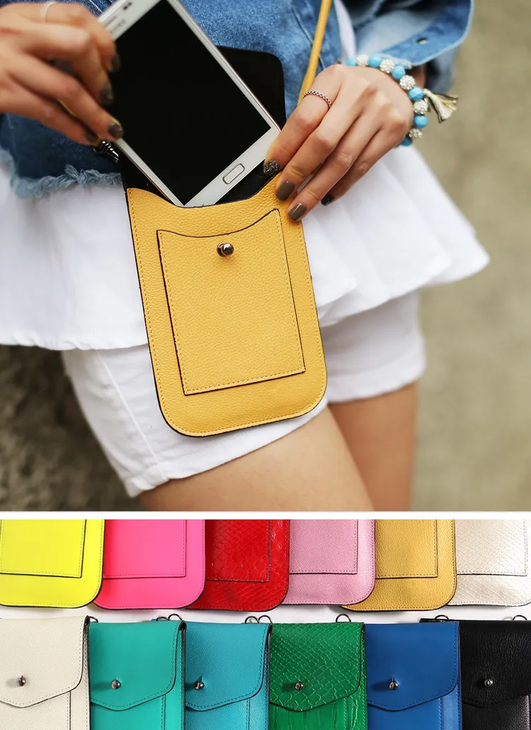 マルチカラーショルダーストラップ付カード・スマートフォンケース・全12色 | DHOLIC | 詳細画像1