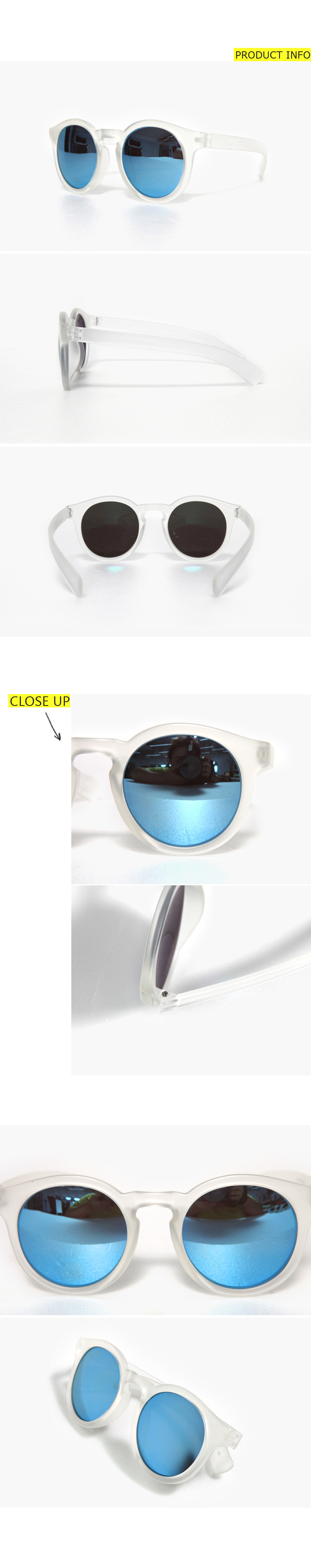 *COLOR-SPARK*ミラーコーティングレンズネオンカラープラスチックユニークサングラス・全3色 | DHOLIC | 詳細画像9