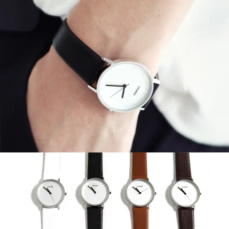 フェイクレザーシンプル腕時計・全4色 | 詳細画像1