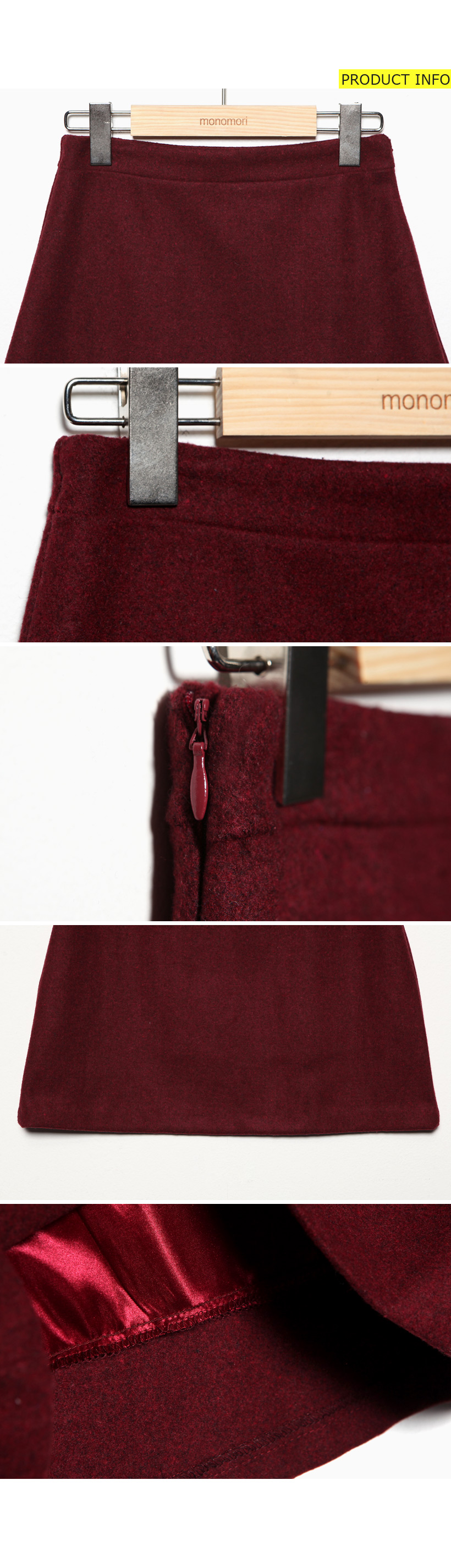 *MONOMORI-モノモリ-*シンプルカラー台形スカート・全４色 | DHOLIC | 詳細画像9