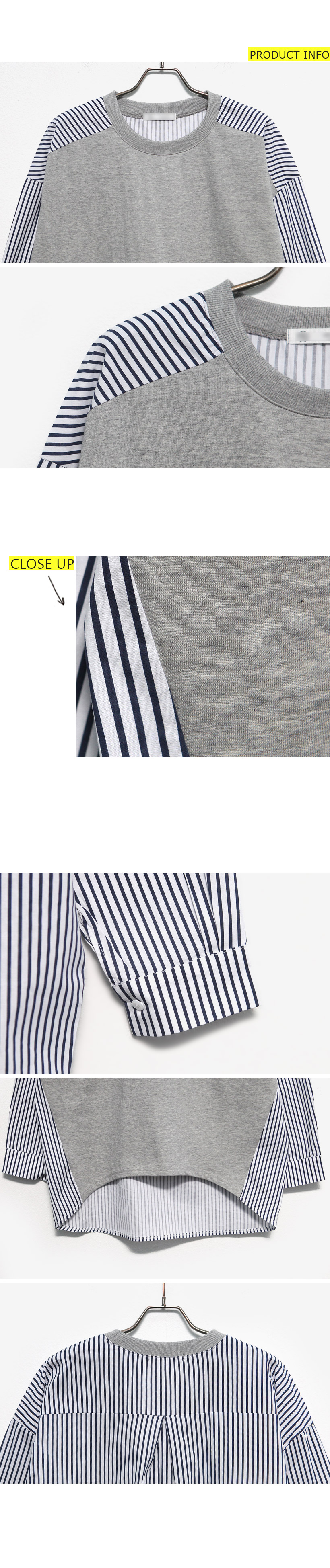 ユニークラグランスリーブTシャツ・全3色 | DHOLIC | 詳細画像9