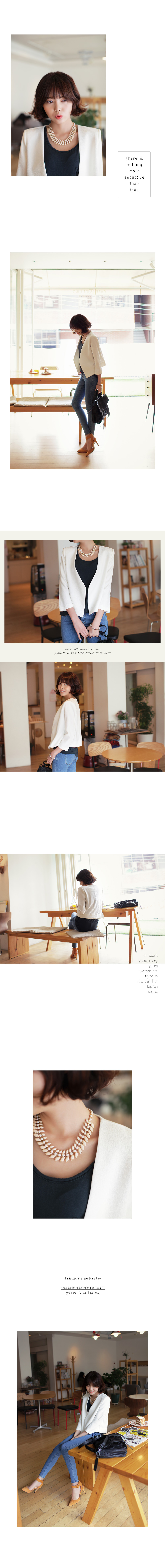 <font color=red><b>●●雑誌サンキュ!５月号掲載●●</b></font>リーフモチーフレトロネックレス・全2色 | DHOLIC | 詳細画像5