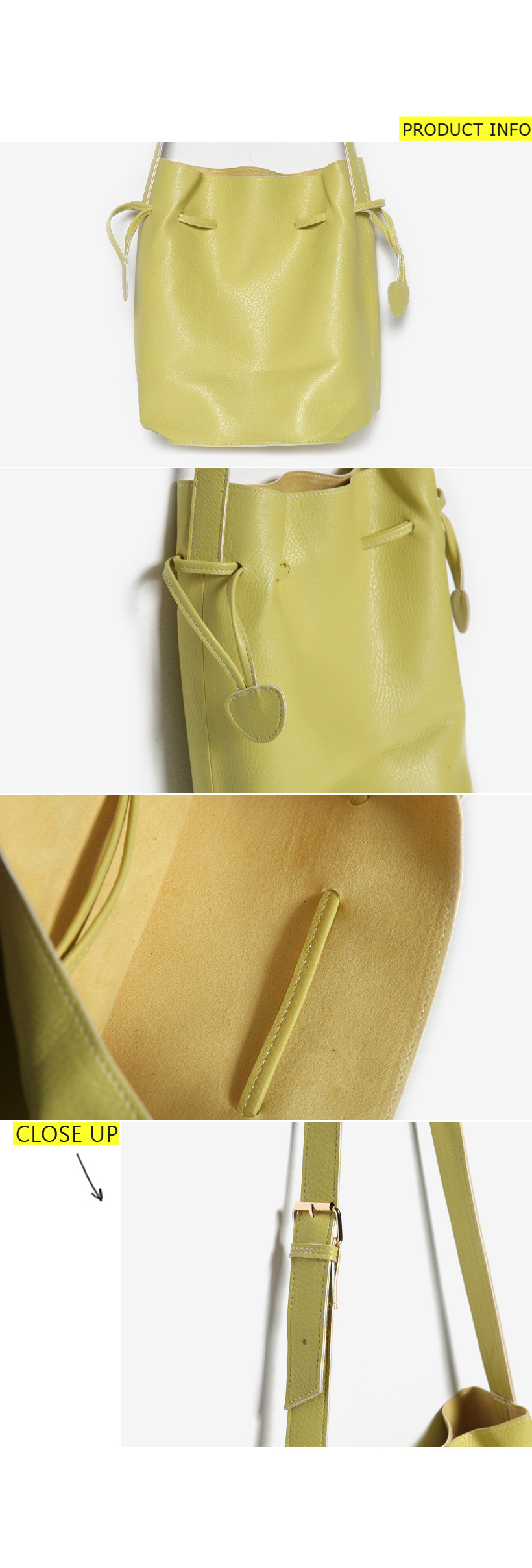 <font color=red><b>●●雑誌Seventeen3月号/JELLY11月号掲載●●</b></font>5colorシンプルドローストリングバッグ・全5色 | DHOLIC | 詳細画像10