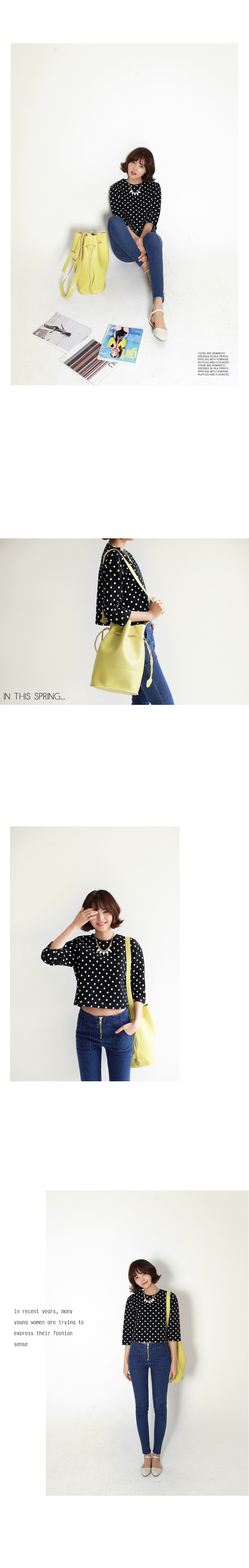 <font color=red><b>●●雑誌Seventeen3月号/JELLY11月号掲載●●</b></font>5colorシンプルドローストリングバッグ・全5色 | DHOLIC | 詳細画像3