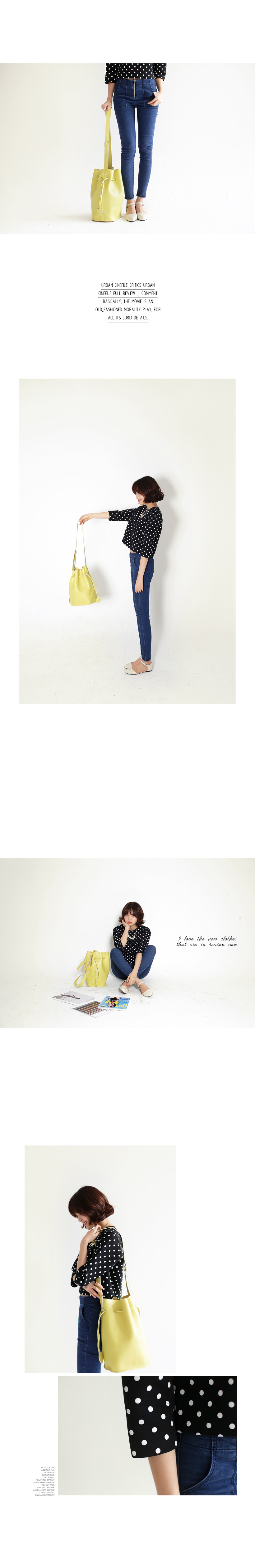 <font color=red><b>●●雑誌Seventeen3月号/JELLY11月号掲載●●</b></font>5colorシンプルドローストリングバッグ・全5色 | DHOLIC | 詳細画像4