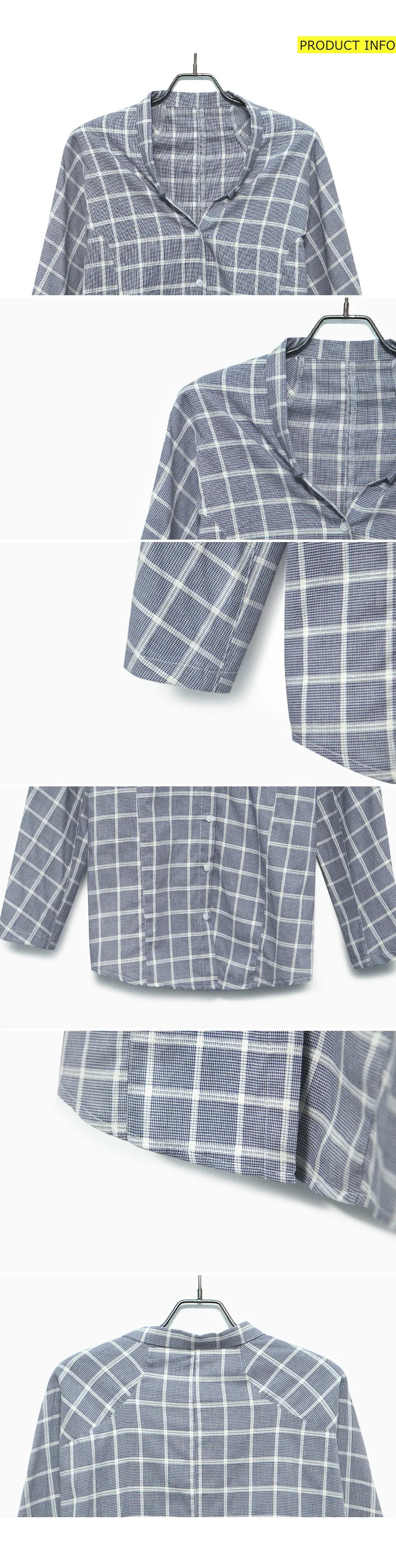 ラグランスリーブチェックシャツ・全3色 | DHOLIC | 詳細画像8
