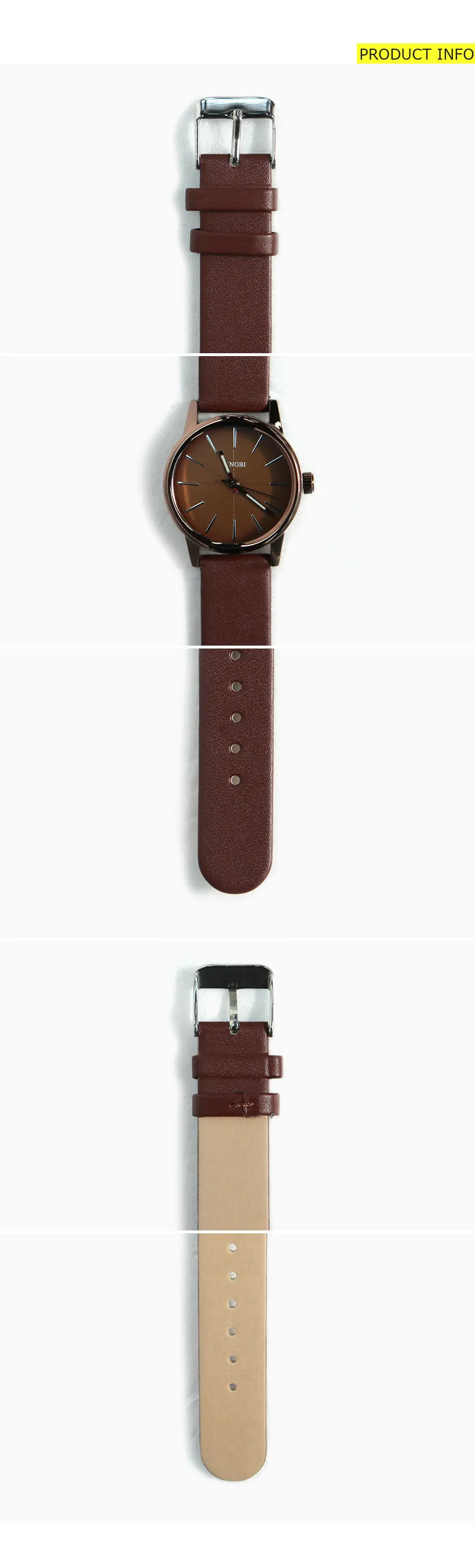 シンプルフレームレザー調腕時計・全3色 | DHOLIC | 詳細画像9