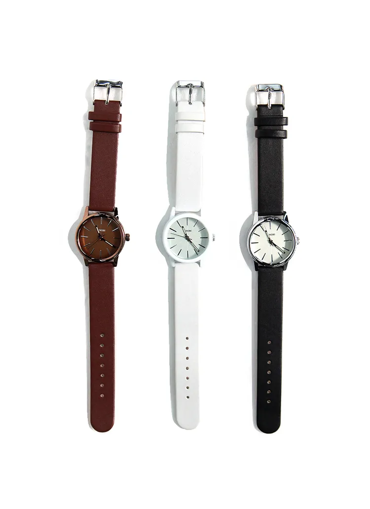 シンプルフレームレザー調腕時計・全3色 | DHOLIC | 詳細画像1